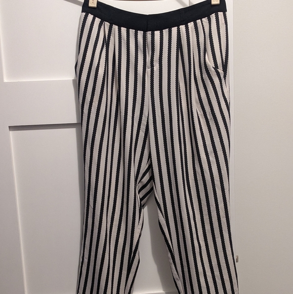 Lightweight BW striped pants - Picture 1 of 5